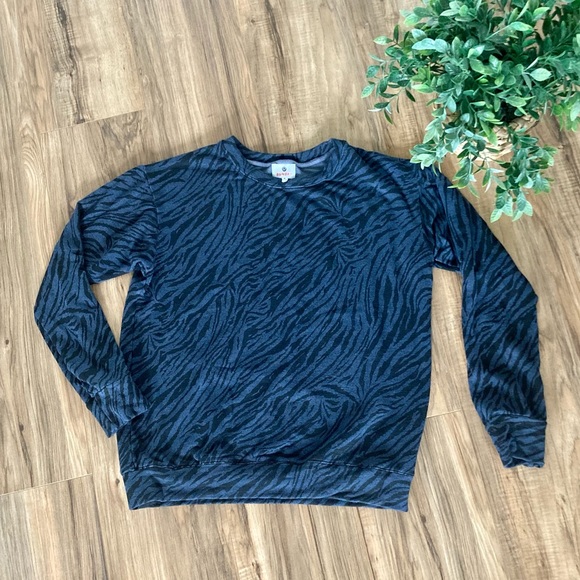 Sundry zebra print pullover sweatshirt - Picture 5 of 5